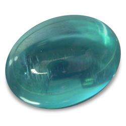 TOPAZ - PARAIBA COLOUR OVAL CABOCHON - 14.245cts
