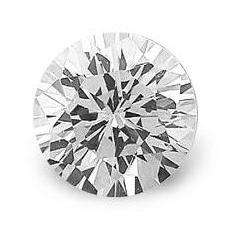 CUBIC ZIRCONIUM - AAA DIAMOND WHITE ROUND FACET - 1.64cts