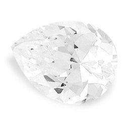 CUBIC ZIRCONIUM - AAA DIAMOND WHITE PEAR FACET - 2.95cts