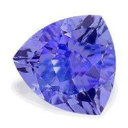 TANZANITE SIMULANT - VIOLET BLUE TRILLIANT FACET - 2.21cts