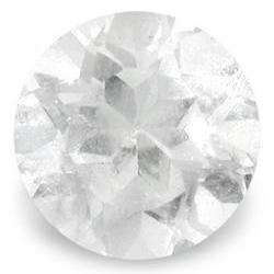 TOPAZ - TOP WHITE ROUND FACET - 0.08cts
