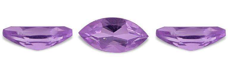 AMETHYST - FINE PURPLE MARQUISE FACET - 0.51cts