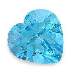 TOPAZ - LONDON BLUE HEART FACET - 1.09cts