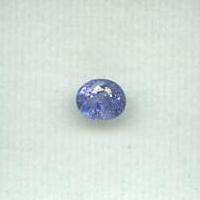 TANZANITE - BLUE PURPLE OVAL FACET - 0.33cts