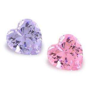 CUBIC ZIRCONIUM - COLOUR CHANGE HEART SHAPE - 1.45cts
