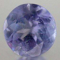 TANZANITE - VIOLET BLUE ROUND FACET - 0.49cts