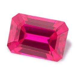 RUBY - BEST RED EMERALD CUT - 1.425cts