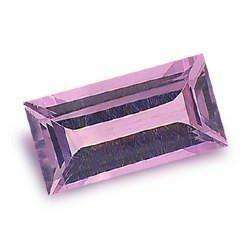 AMETHYST - RICH PURPLE BAGUETTE FACET - 0.685cts
