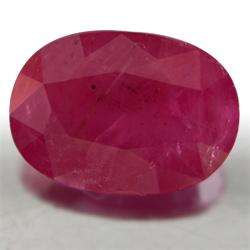 RUBY (NATURAL BURMA) - PIGEON BLOOD RED OVAL FACET - 2.69cts