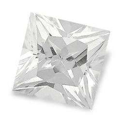 CUBIC ZIRCONIUM - AAA DIAMOND WHITE PRINCESS CUT - 1.22cts