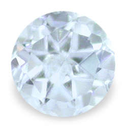 AQUAMARINE - AQUA BLUE ROUND FACET - 0.058cts