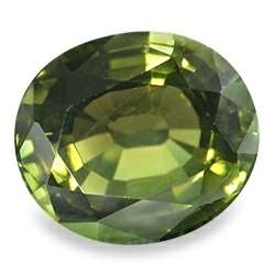 TOURMALINE - Olive Green Oval Facet - 8.87cts