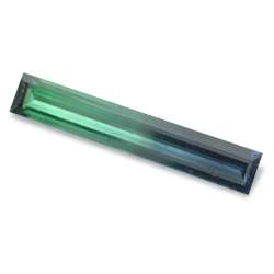 TOURMALINE - NEON BLUE BAGUETTE FACET - 3.75cts