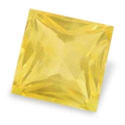 SAPPHIRE - CANARY YELLOW PRINCESS FACET - 0.325cts