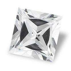 DIAMOND ESSENCE SIMULATED DIAMOND - WHITE PRINCESS FACET - 1.73cts