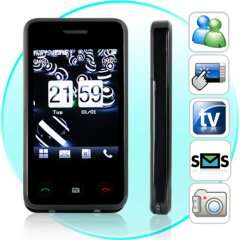 "BRAND NEW" Beryllium Quadband Dual Sim World Phone w/ 3.2 Inch Touchscreen