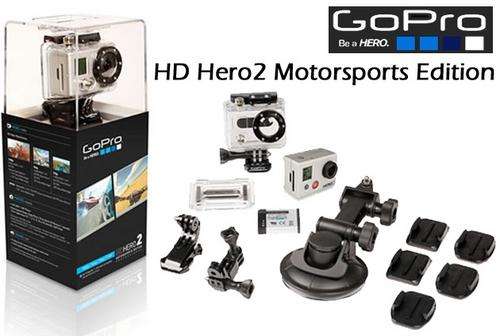 Gopro HD Hero 2 Motorsports Edition and GoPro USB Auto Charger