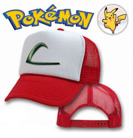 Pokemon Ash Trainer Cap