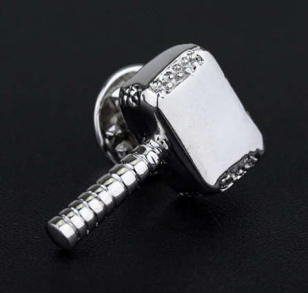 Thor Hammer Brooch