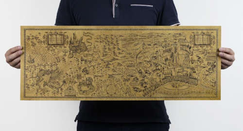 Harry Potter Magic world map