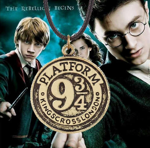 Harry Potter Platform 9 3/4 Necklace