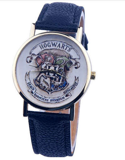 Harry Potter Hogwarts School Design Watch - Dark Blue