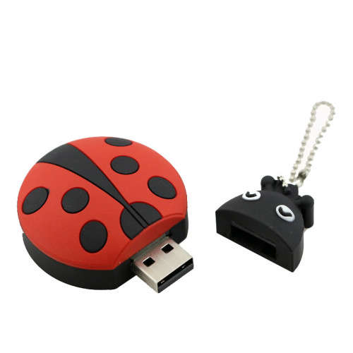 Cute Ladybug 8GB USB 2.0 Flash Drive