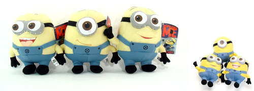 Despicable Me 3 Piece Set Minions 7 Inch Deluxe Plush Figure Dolls