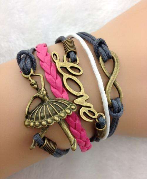 Infinity Bracelet - Ballerina, Love