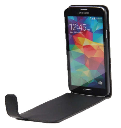 Vertical Flip Leather Case for Samsung Galaxy S5 mini