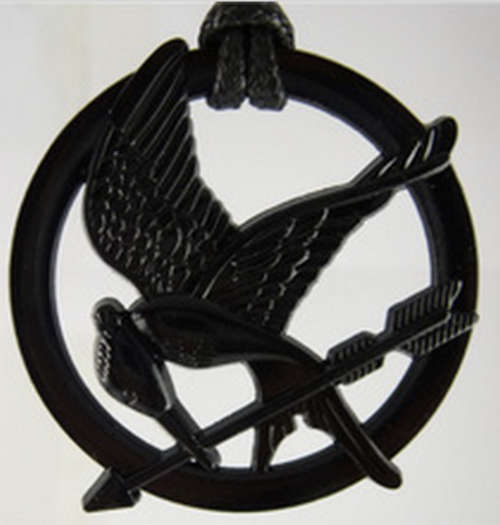 New Black Mocking Jay Hunger Games Pendant