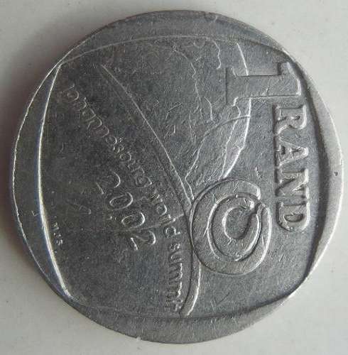 2002 World Summit R1 Coin - Ungraded , Circulated