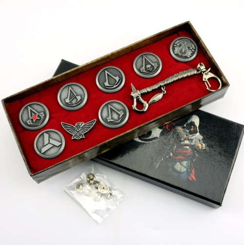 Assassin's Creed Brooch Set Plus Gift Box