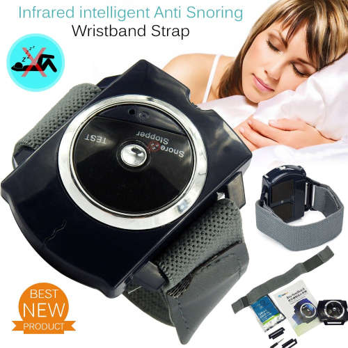 New Smart Snore Stopper - Anti Snoring Infrared Intelligent Wristband