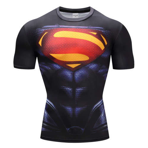 Superman Spandex Shirt for Men - Size Large