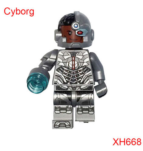 DC Comics Cyborg Lego -compatible Minifigure