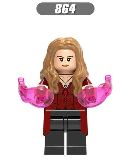 Marvel Scarlet Witch Lego -compatible Minifigure