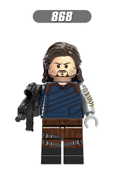 Marvel Winter Soldier Lego -compatible Minifigure