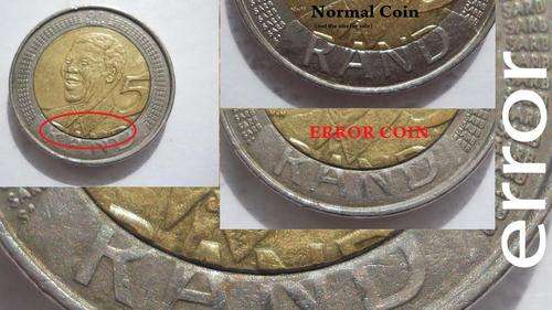 ERROR Mandela 2008 Birthday coin!!