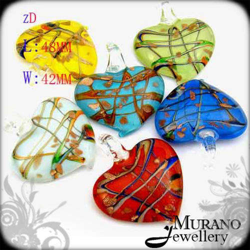 """LIME GREEN"" MURANO PENDANT"