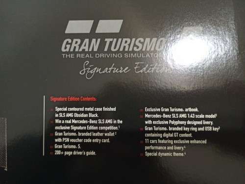 Gran Turismo 5 Signature Edition Collectors  (Excluding Game) - PS3