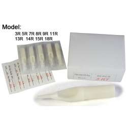 10 Disposable Round Tattoo Tips - 9R
