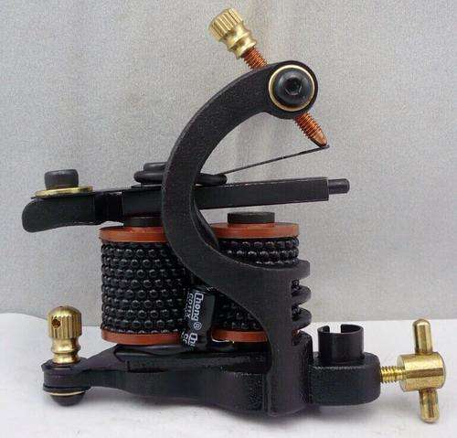 Alloy Framed 10 wrap Copper Coil Tattoo Machine
