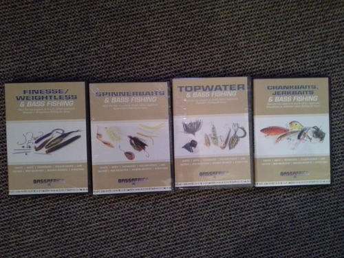 Bass Fishing DVD 4 Sets Brand New