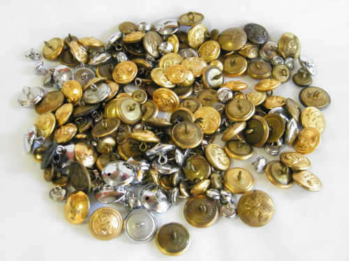 Large lot of military buttons - Air force, Navy & SADF - as per photo