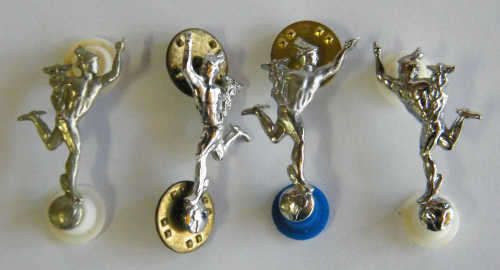 Lot of 4 Corps of signals mess dress collar badges - as per photo