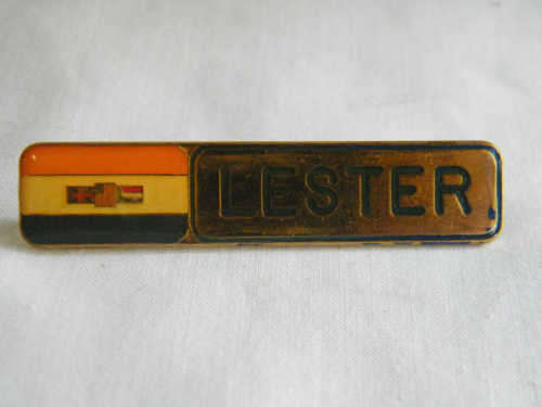 SA Army Name Badge Lester - as per photo