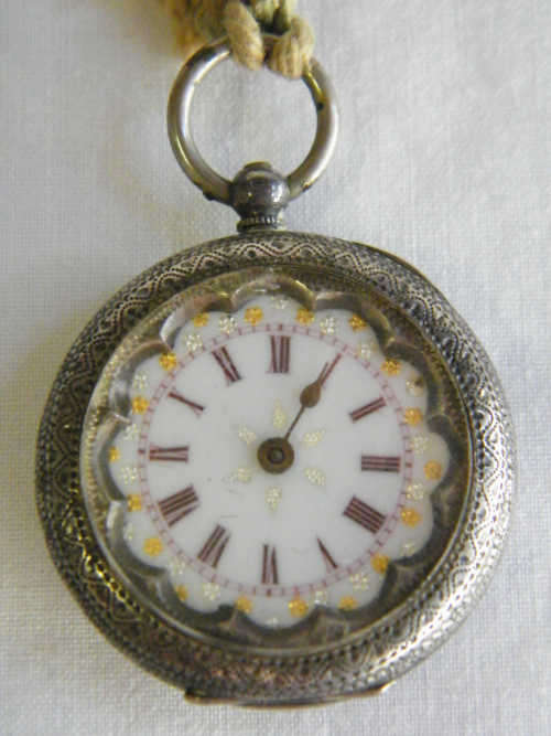 Antique Silver pocket watch - not working - as per photo