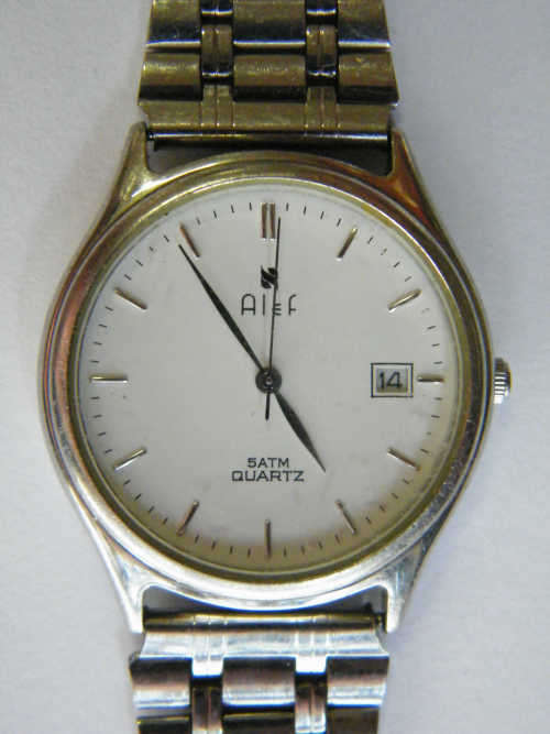 Alef mens quartz watch - not tested - as per photo