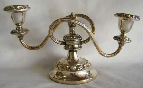 Vintage Silver Plated Candelabras - MARKED DOWN WAS R350